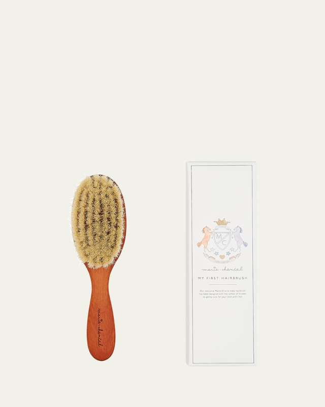 Girl's Aristidis Crest Baby Hairbrush With Box